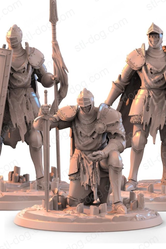 黑暗之魂(Dark Souls)洛斯里克骑士(Lothric Knights) 3D打印图纸